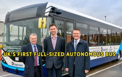 UK’s First Full-Sized Autonomous Bus Begins Depot Trials