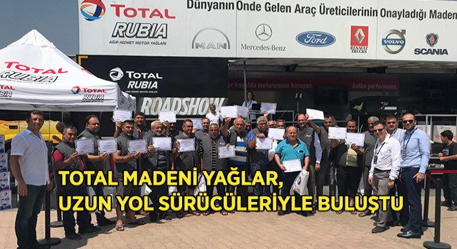 TOTAL, 6 Bin Uzun Yol Sürücüsüne Ulaştı