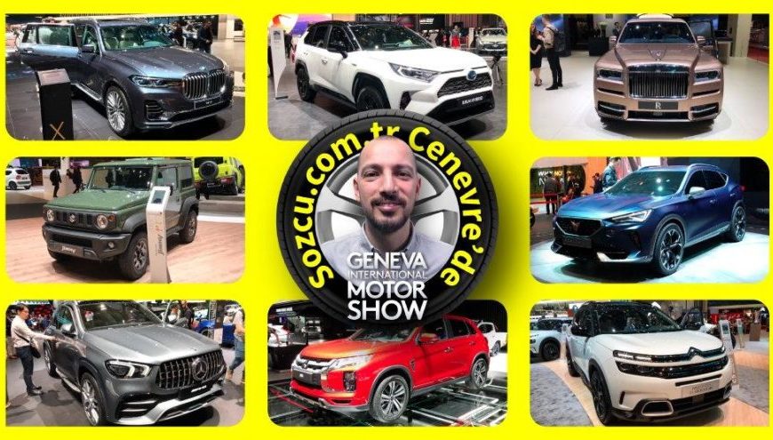 Cenevre’nin son model SUV’ları