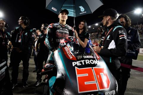 Quartararo fastest lap after grid stall blow Quartararo fastest lap after grid stall blow