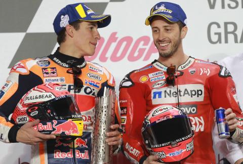 Marquez: Dovizioso’s slow pace helped me Marquez: Dovizioso’s slow pace helped me