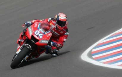 Dovizioso beats Miller in frantic FP2, Lorenzo struggles