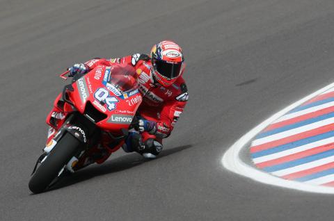 Dovizioso beats Miller in frantic FP2, Lorenzo struggles