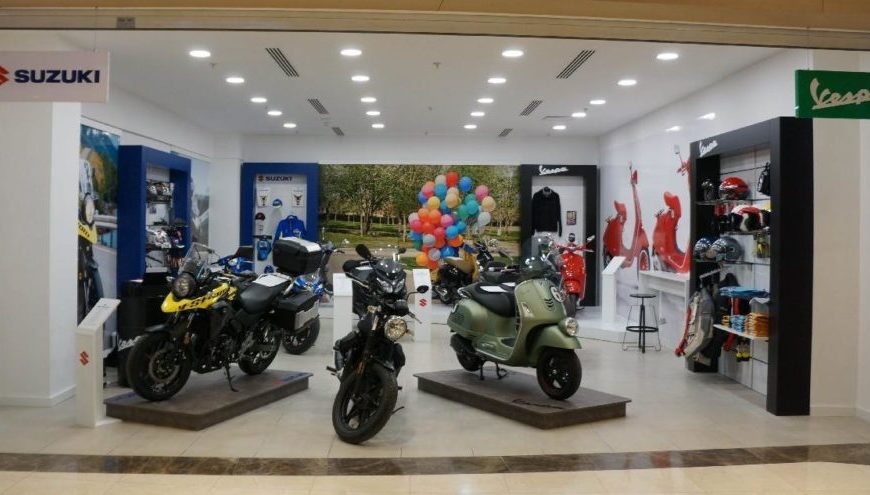 Suzuki ve Vespa bir arada…