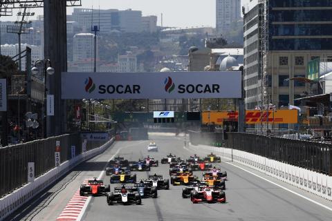 2019 F2 Formula Azerbaycan sprint  Yarış Sonuçları