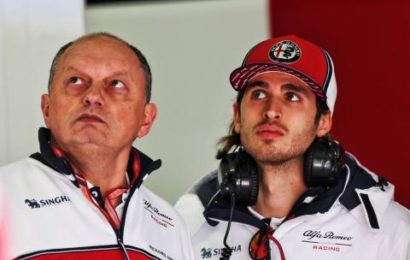 Vasseur "not worried" about struggling Giovinazzi’s F1 form
