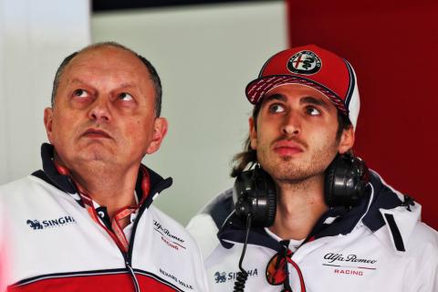 Vasseur "not worried" about struggling Giovinazzi’s F1 form Vasseur "not worried" about struggling Giovinazzi’s F1 form