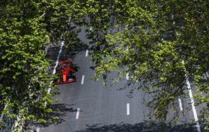 Leclerc heads dominant Ferrari 1-2 in Azerbaijan GP FP2