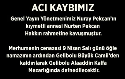 ACI KAYBIMIZ…