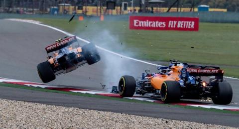Norris: Difficult to know where all parts of F1 cars are in clashes Norris: Difficult to know where all parts of F1 cars are in clashes