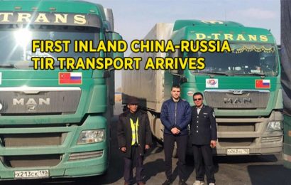 Historical Moment As First Inland China-Russia TIR Transport Arrives