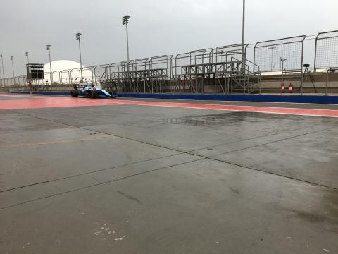 F1 Bahrain Test LIVE – Rain returns to halt action again