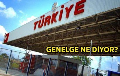 Varış Öncesi Gümrük İşlemleri Genelgesi Paylaşıldı