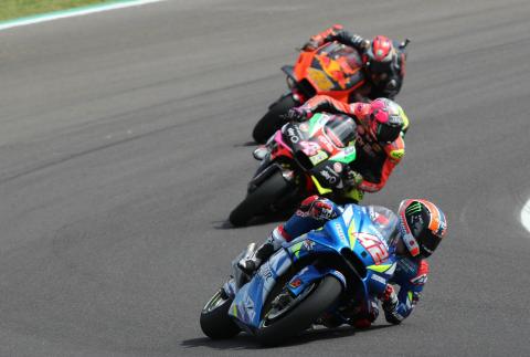Rins sure of podium potential in ‘incredible race’ Rins sure of podium potential in ‘incredible race’