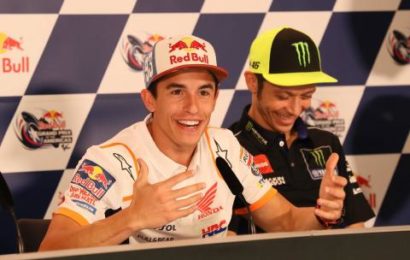 'Right moment' for Rossi, Marquez handshake