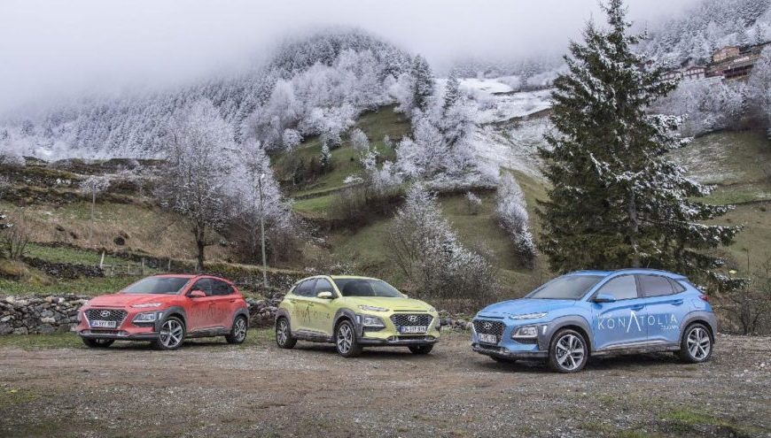 Hyundai yeni Kona modelleriyle 3000 km mesafeyi geride bıraktı!