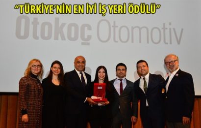 Otokoç Otomotiv “Türkiye’nin En İyi İş Yeri” Ödülünün Sahibi Oldu