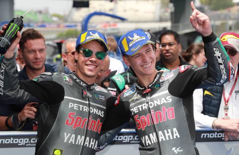 Quartararo 'Silverstone good for us', Morbidelli 'a nice dance' Quartararo 'Silverstone good for us', Morbidelli 'a nice dance'