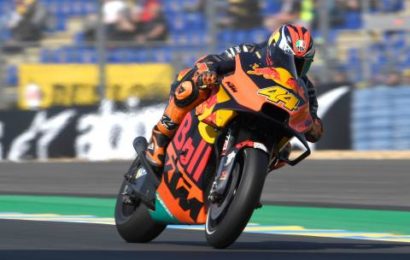 Pol quick, comfortable on KTM's carbon-fibre swingarm