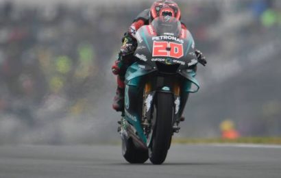 Quartararo leads Marquez in warm-up