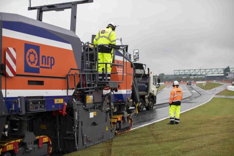 Silverstone resurfacing works begin Silverstone resurfacing works begin