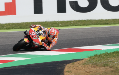 Marquez tops warm-up as Dovi, Rins challenge