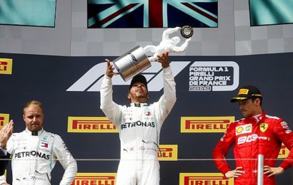 Fransa GP: Hamilton arka arkaya dördüncü kez kazandı, Mercedes duble yaptı