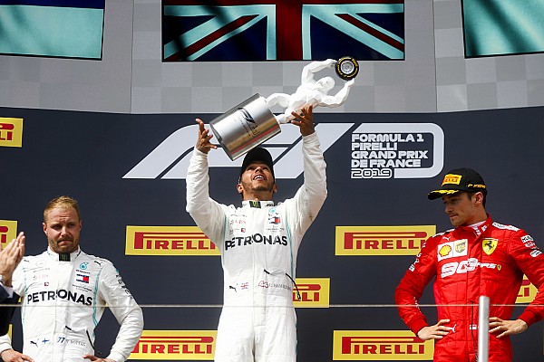 Fransa GP: Hamilton arka arkaya dördüncü kez kazandı, Mercedes duble yaptı