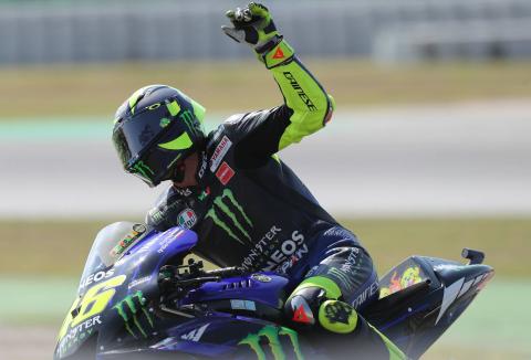 Rossi: Yamaha competitive, great news Rossi: Yamaha competitive, great news