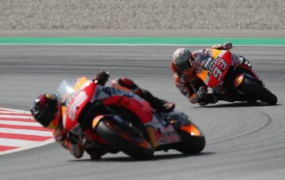 Marquez, Lorenzo talk FP3 encounter