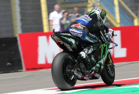 Vinales leads warm-up as Dovizioso surges to second Vinales leads warm-up as Dovizioso surges to second