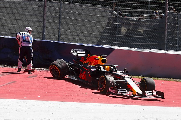 Verstappen kazadan ötürü rüzgarı suçladı Verstappen kazadan ötürü rüzgarı suçladı
