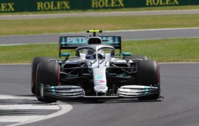 Bottas edges Hamilton in second British GP practice