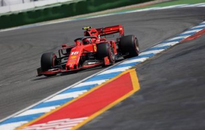 Leclerc tops Germany FP2 as Gasly crashes out