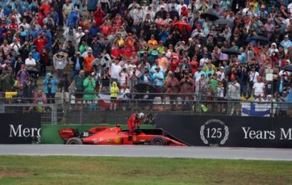 Leclerc moved on 'quite easily' from Hockenheim crash