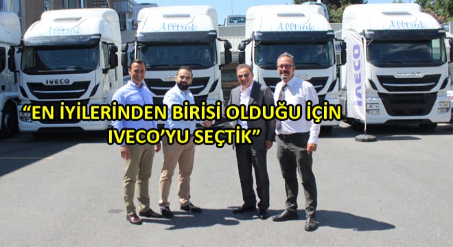 IVECO Otomotiv 5 Adet Stralis Çekiciyi  Alltrak’a Teslim Etti