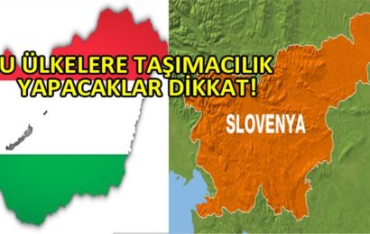 Macaristan ve Slovenya Transit Geçiş Belgelerinin Tükenmek Üzere!