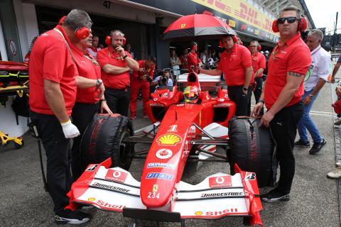 Mick Schumacher enjoys 'amazing' first run in Ferrari F2004