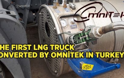 THE FIRST LNG TRUCK CONVERTED BY OMNİTEK IN TURKEY