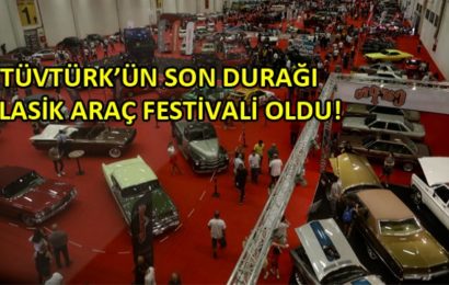 TÜVTÜRK’ün Son Durağı Uluslararası Klasik Araç Festivali Oldu