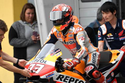 Marquez "even faster" with carbon-covered Honda but not ready to race Marquez "even faster" with carbon-covered Honda but not ready to race
