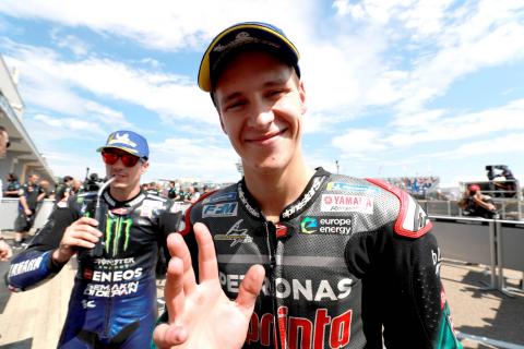 Quartararo: Now I am balanced with my arms!