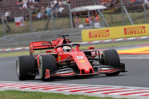 Vettel unsure where Ferrari stands against Merc, Red Bull