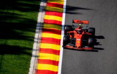 Leclerc pulls clear in second Belgian GP practice