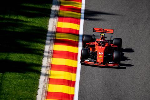 Leclerc pulls clear in second Belgian GP practice