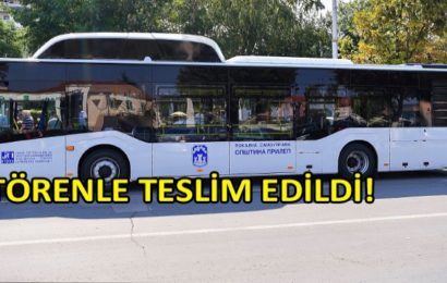 Anadolu Isuzu Makedonya’ya 4 Adet CNG Sistemli Isuzu Citiport Teslim Etti