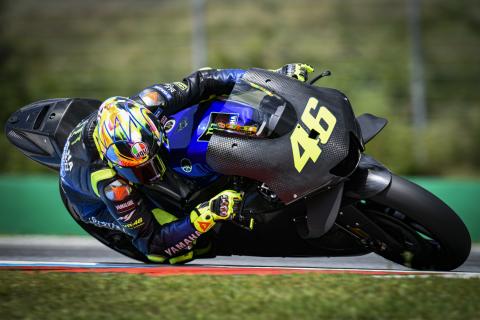 Rossi talks 'first touch' with 2020 Yamaha Rossi talks 'first touch' with 2020 Yamaha