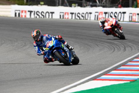 Rins ‘really disappointed’ at losing podium Rins ‘really disappointed’ at losing podium