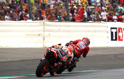 Dovizioso “scared” over Marquez final-corner fight for victory Dovizioso “scared” over Marquez final-corner fight for victory