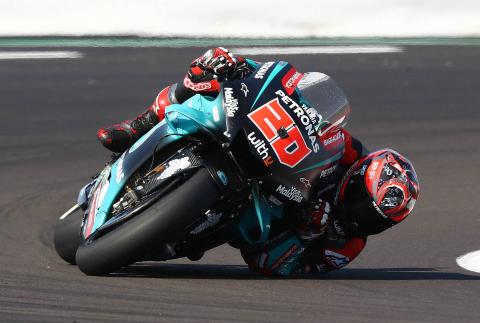 Quartararo edges Marquez in British MotoGP warm-up Quartararo edges Marquez in British MotoGP warm-up